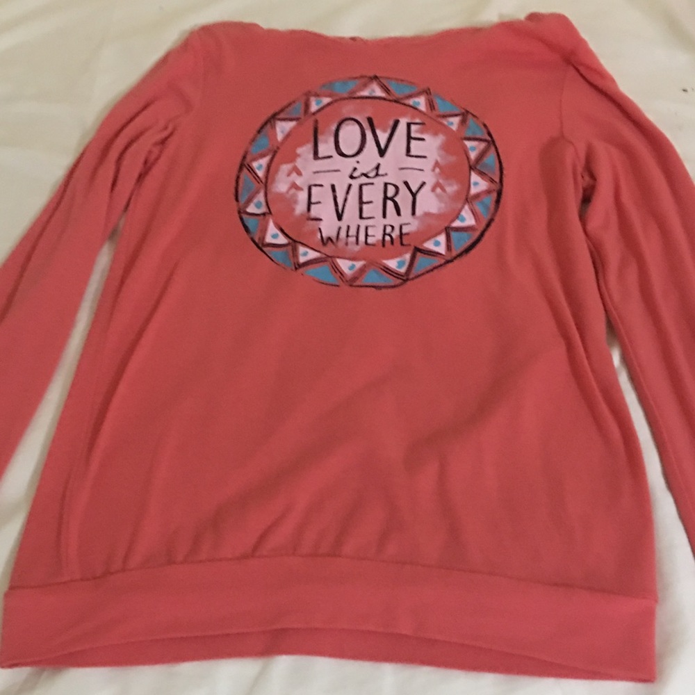 Light, soft pullover w/ hood.